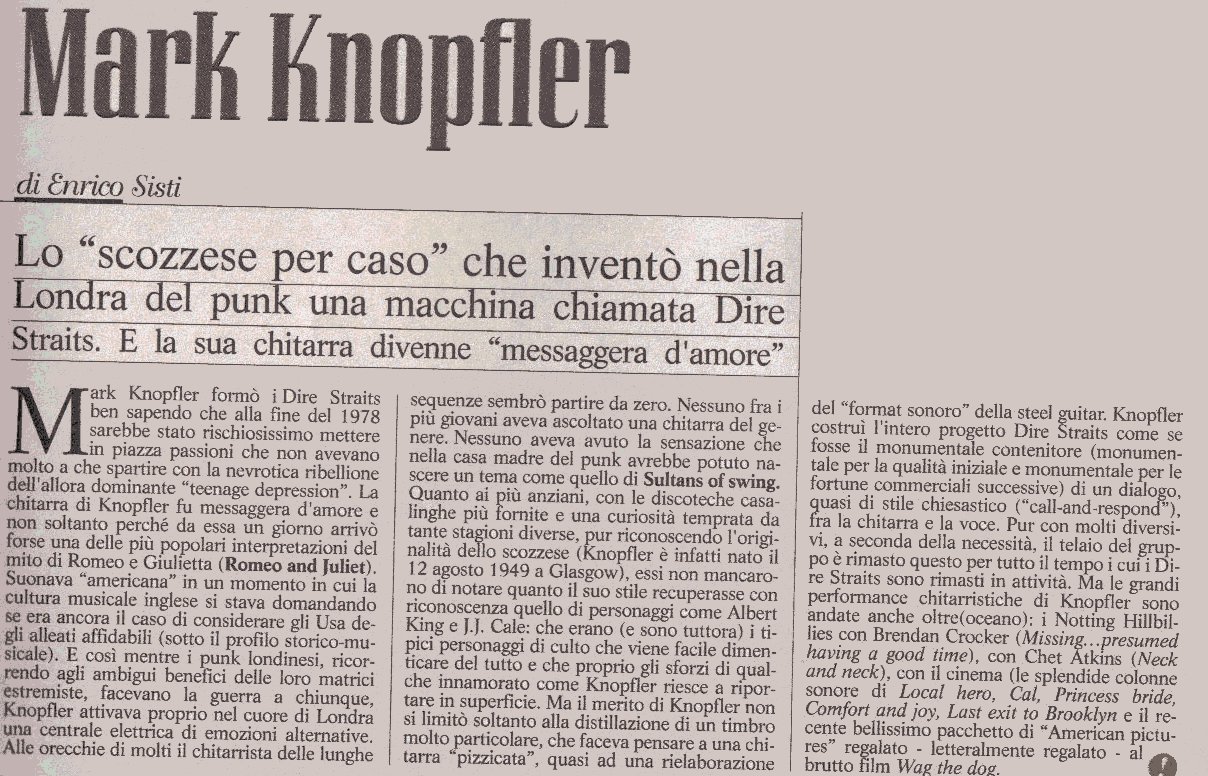 Musica, supplemento de La Repubblica 15 ottobre 1998